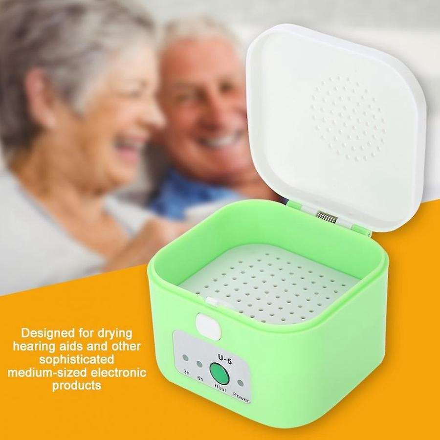 Electric Hearing Aid Dehumidifier USB Drying Box Moisture Proof Hearing Aids Dryer Case Protect Ear