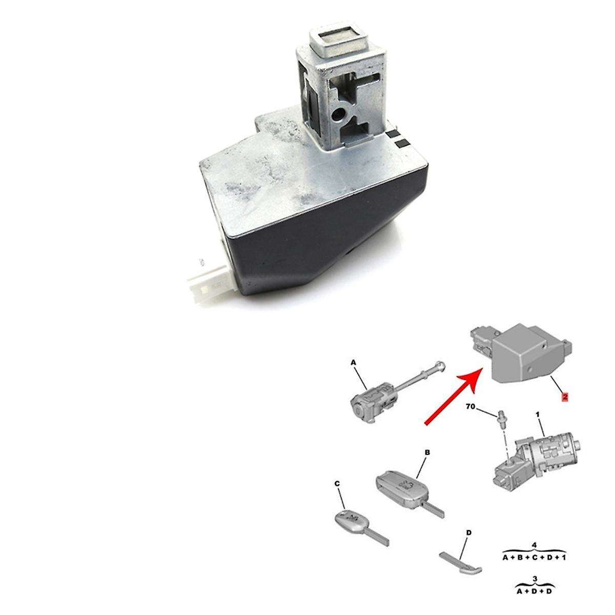 Electronic Security Lock Anti-Theft Lock Control Units for 508 3008 5008 P84 P87 DS5 DS6 DS7 981590