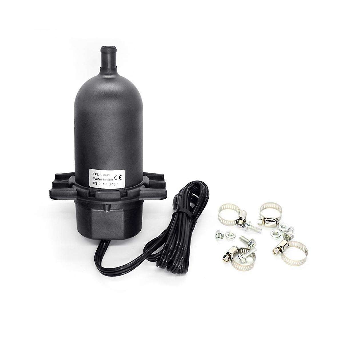 Engine Block Heater ,self-circulation Engine Water Heater Black Preheater for Generators Trucks Gas