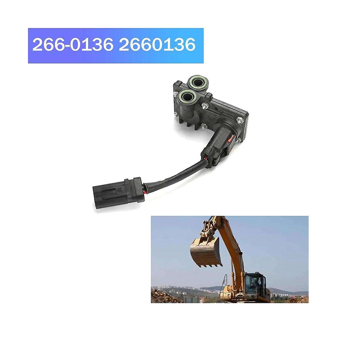 Excavator Differential Pressure Sensor Pressure Intake Sensor for Carter 312 315 320 323d 266-0136