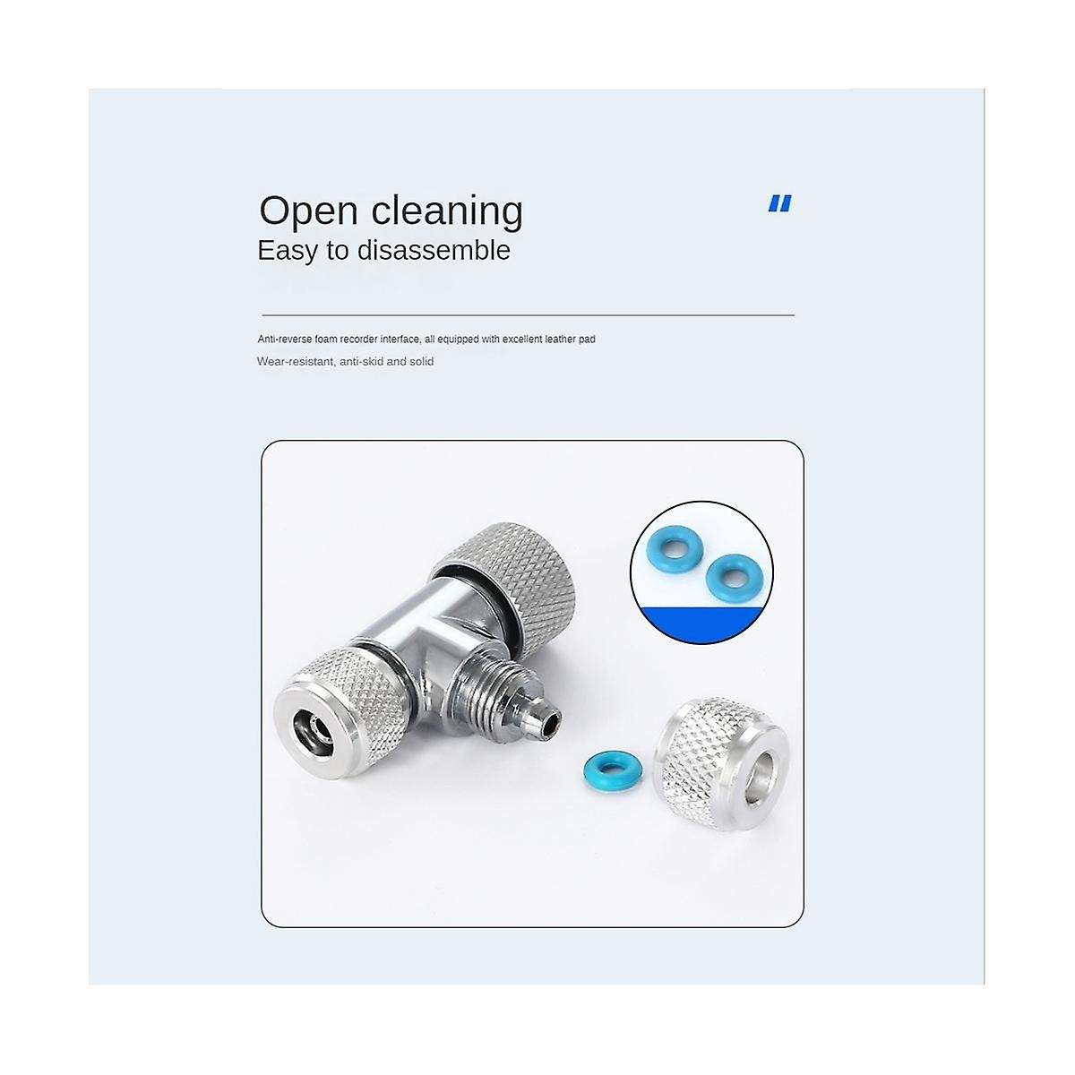 Fish Tank Pressure Reducing Valve Co2 Refiner Double Head DIY Regulator Co2 Systemcarbon Dioxide Fi