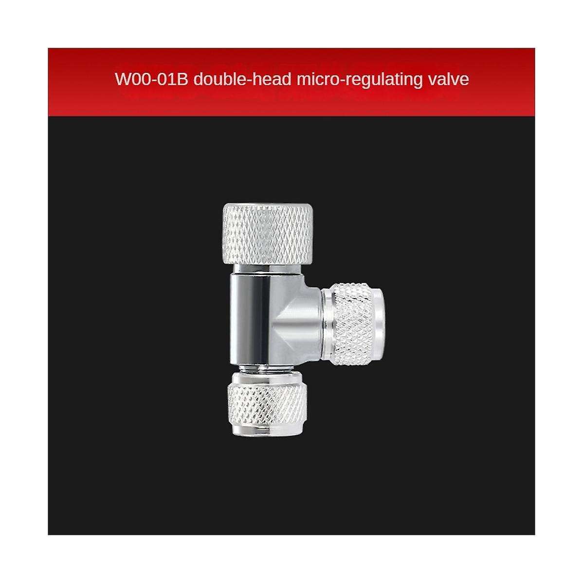 Fish Tank Pressure Reducing Valve Co2 Refiner Double Head DIY Regulator Co2 Systemcarbon Dioxide Fi