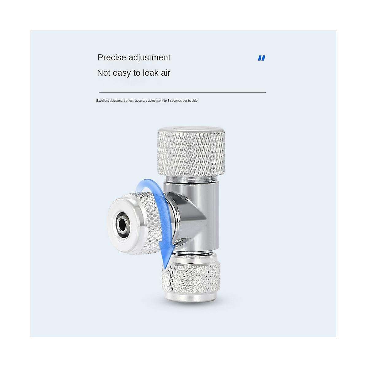Fish Tank Pressure Reducing Valve Co2 Refiner Double Head DIY Regulator Co2 Systemcarbon Dioxide Fi