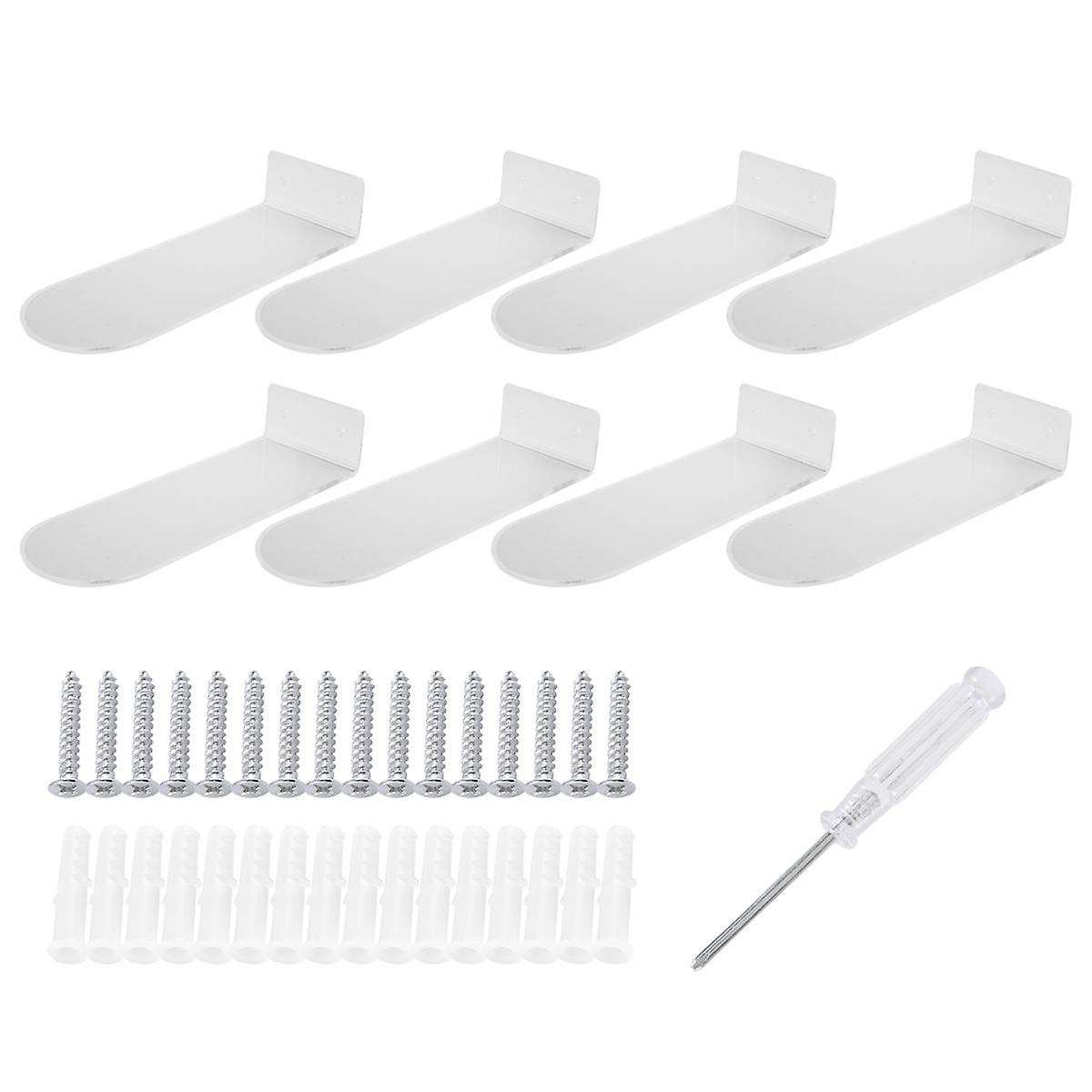 Floating Shoe Display Shelves for Wall Mount 8,clear Acrylic Floating Shelves for Showcase Sneaker