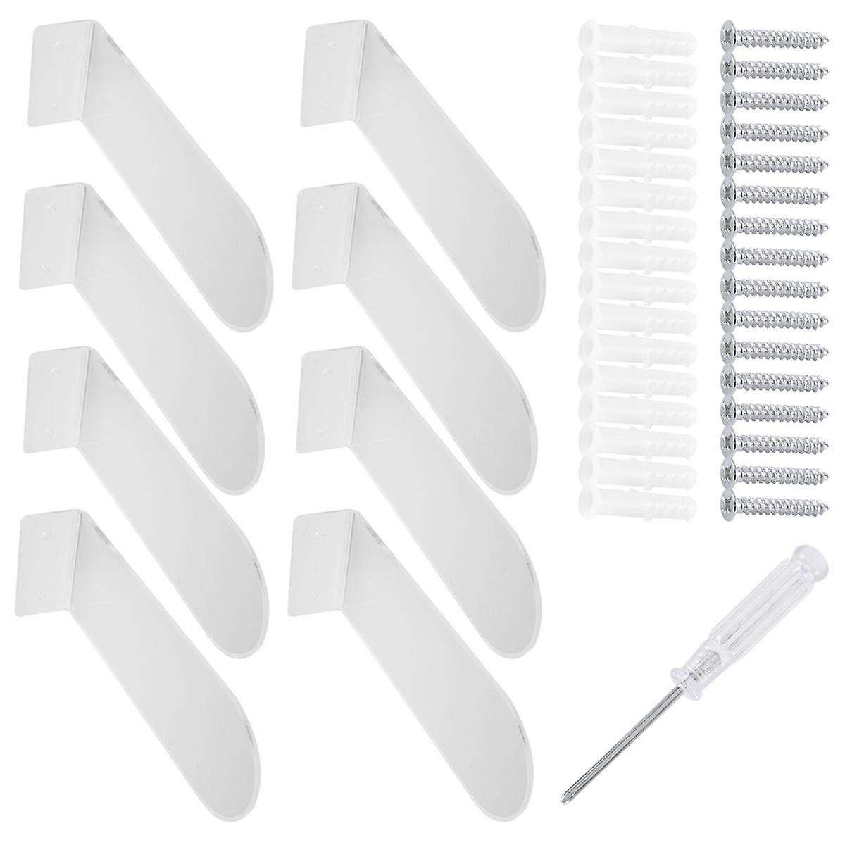 Floating Shoe Display Shelves for Wall Mount 8,clear Acrylic Floating Shelves for Showcase Sneaker