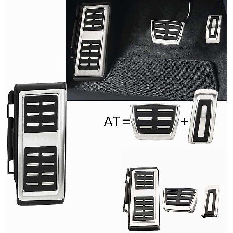 Foot Rest Gas Brake Pedal Covers for Golf 7 MK7- A3 8V At 2012-2018(Automatic Transmission)