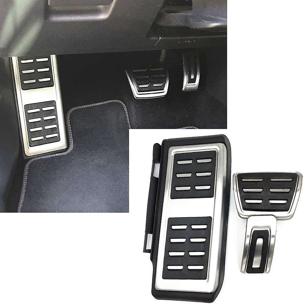 Foot Rest Gas Brake Pedal Covers for Golf 7 MK7- A3 8V At 2012-2018(Automatic Transmission)