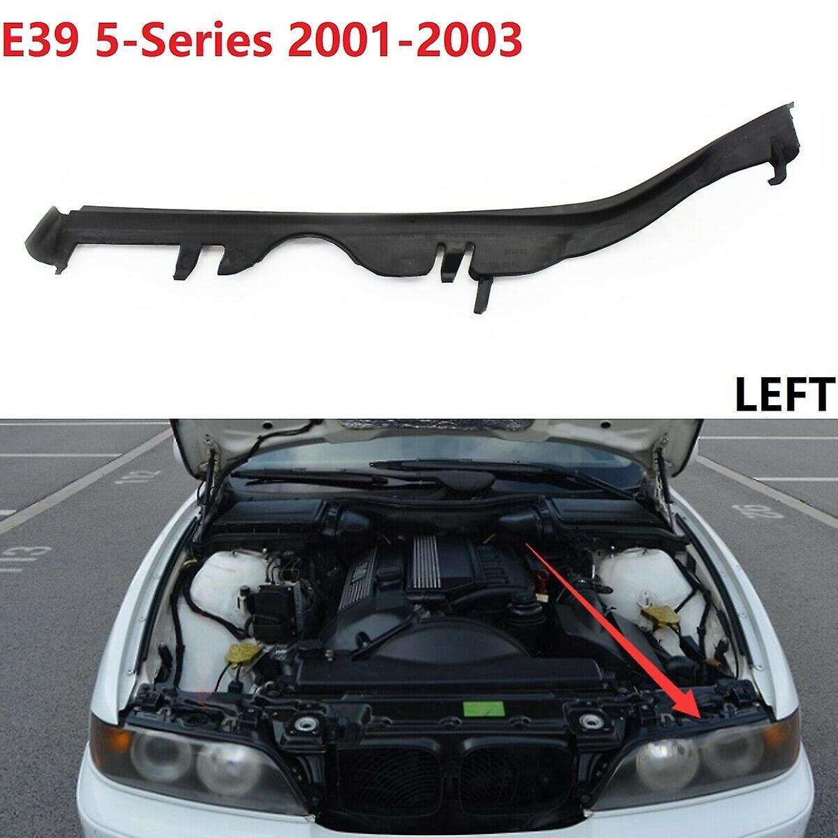 for - E39 5-Series 525I 528I M5 2001-2003 Driver Left Upper Headlight Gasket 63126908405