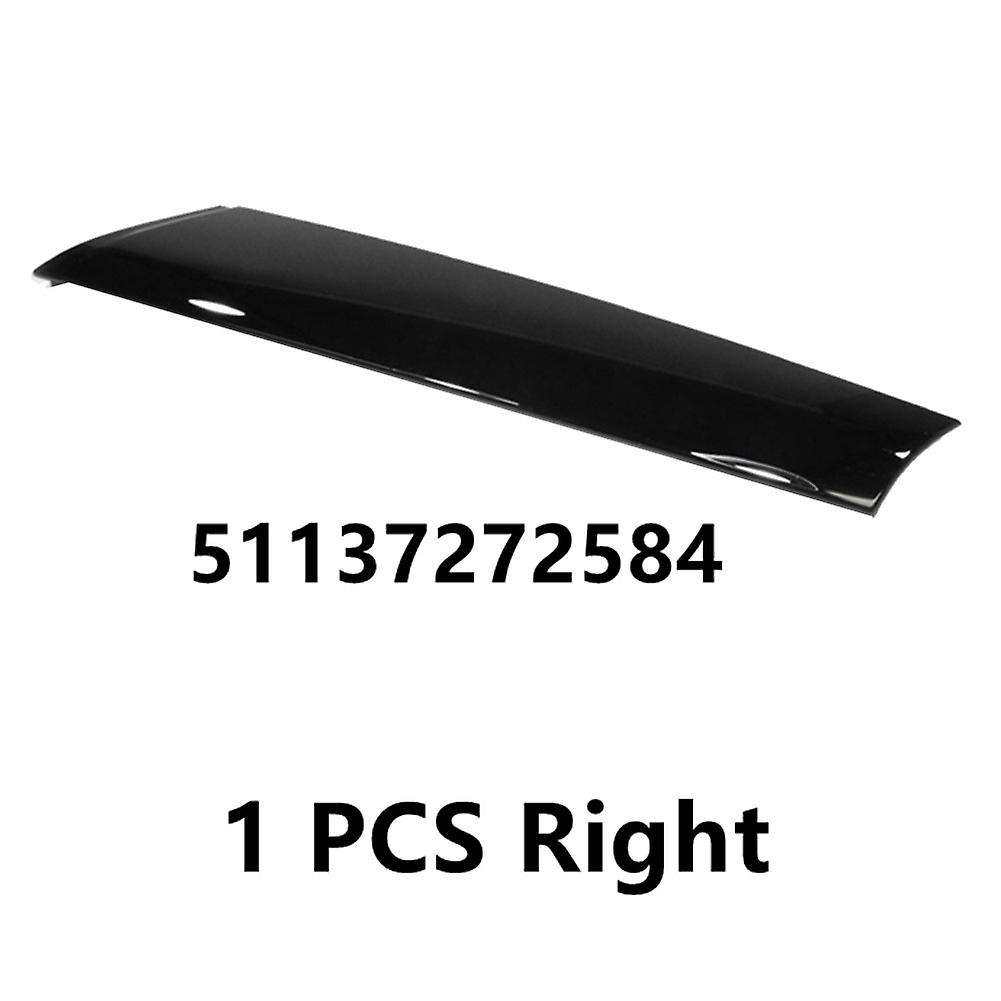 for  Mini Cooper R57 R55 R56 07-15 Front Right Windshield Post Trim Bright Black Exterior Molding a