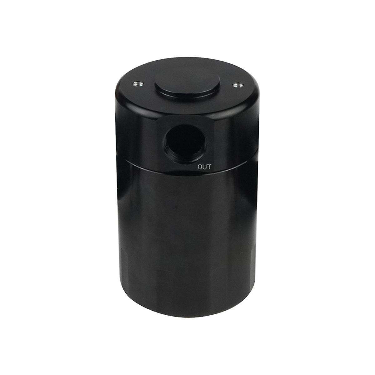 for 15-21 3.5 V6 Turbo Oil Separator Kit Black Billet Oil Separator Catch Can Kit