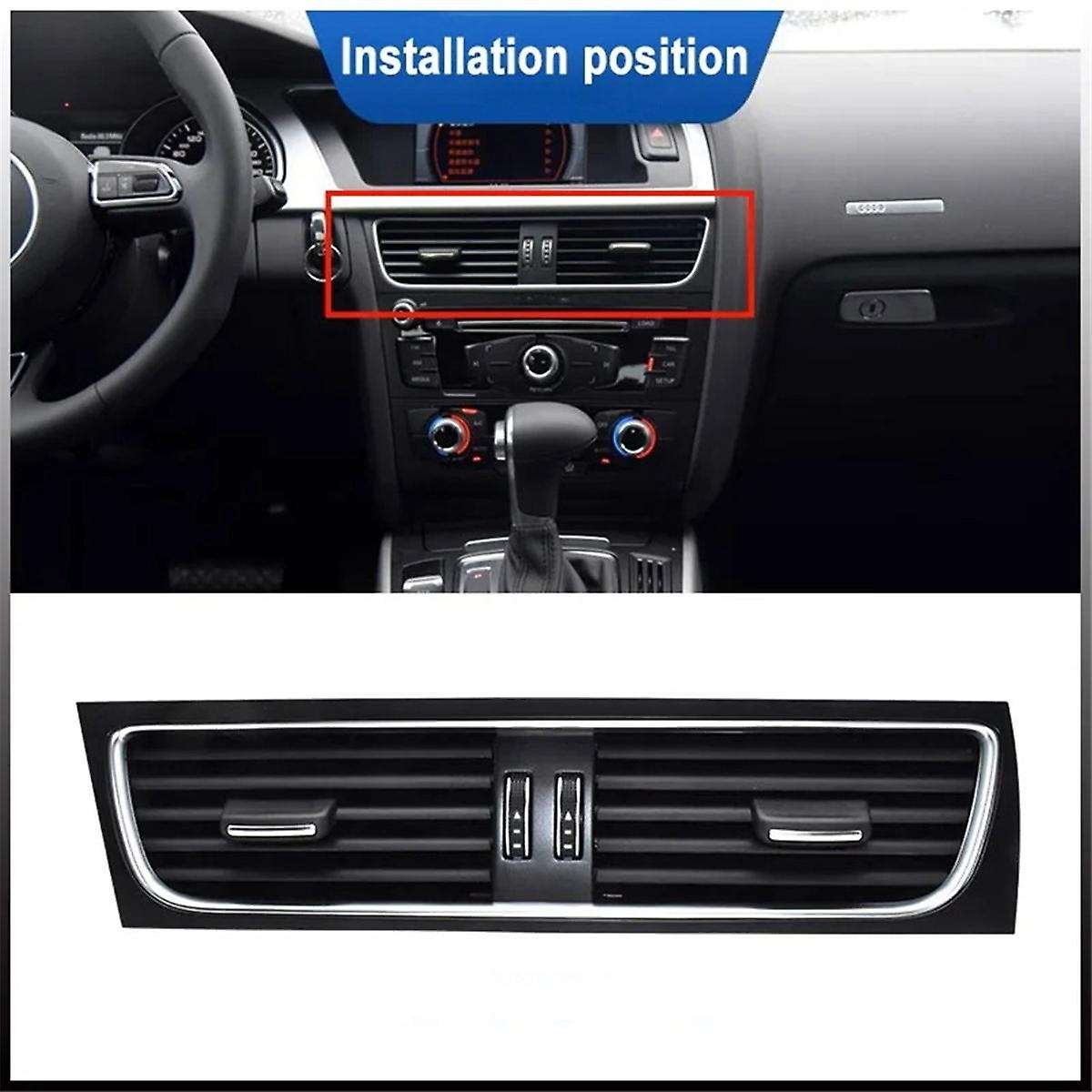 for 2009-2016 A4 B8 Front Dashboard Air Conditioning Air Outlet Air Conditioning Air Outlet 8KD82090
