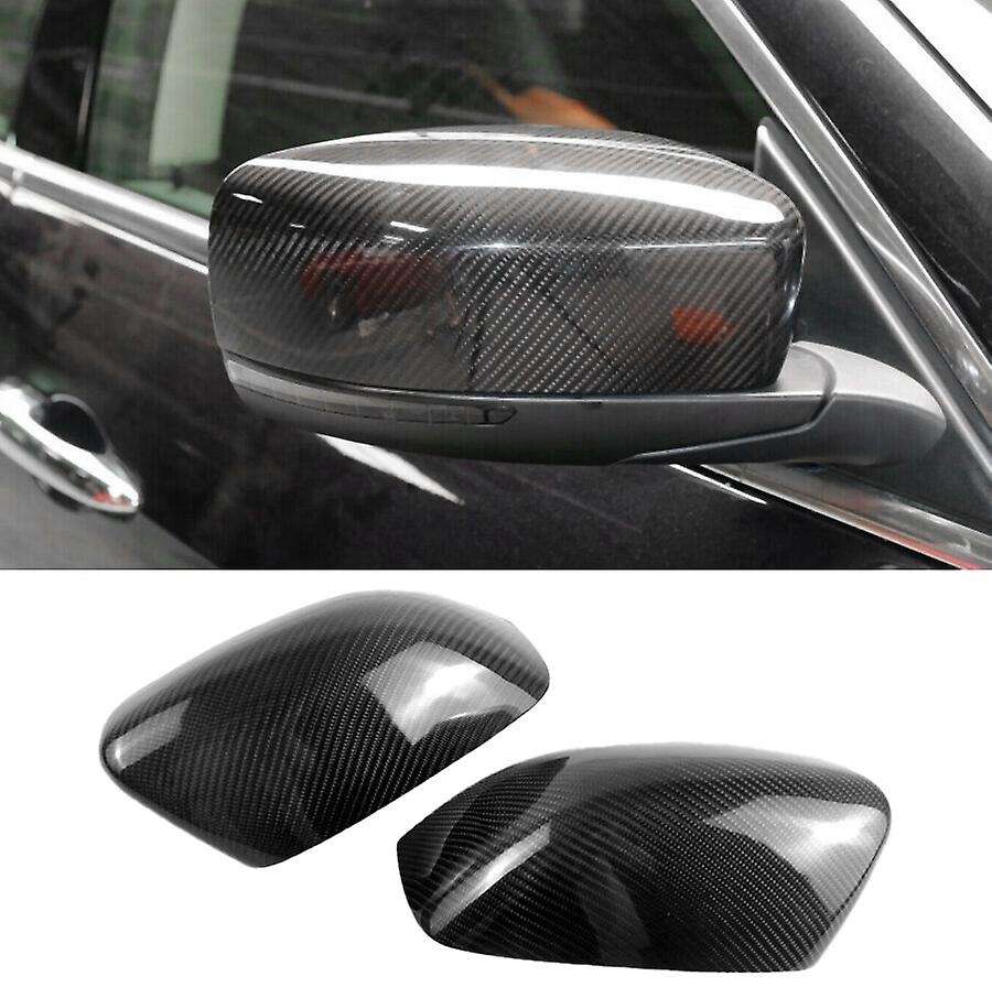 for 2013-2016 Real Carbon Fiber Side Rear View Mirror Cover Trim Side Wing Mirror Caps Car Accessor