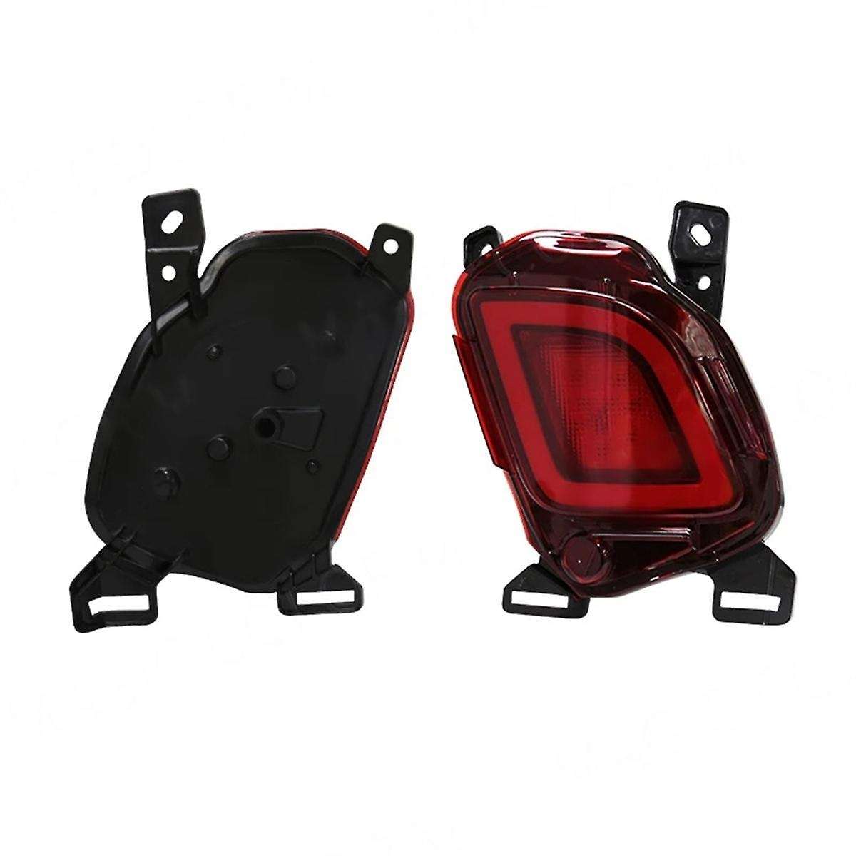 for 2015-2018 Rear Bumper Reflector Lights LED Fog Lamp Brake Light Turn Signal