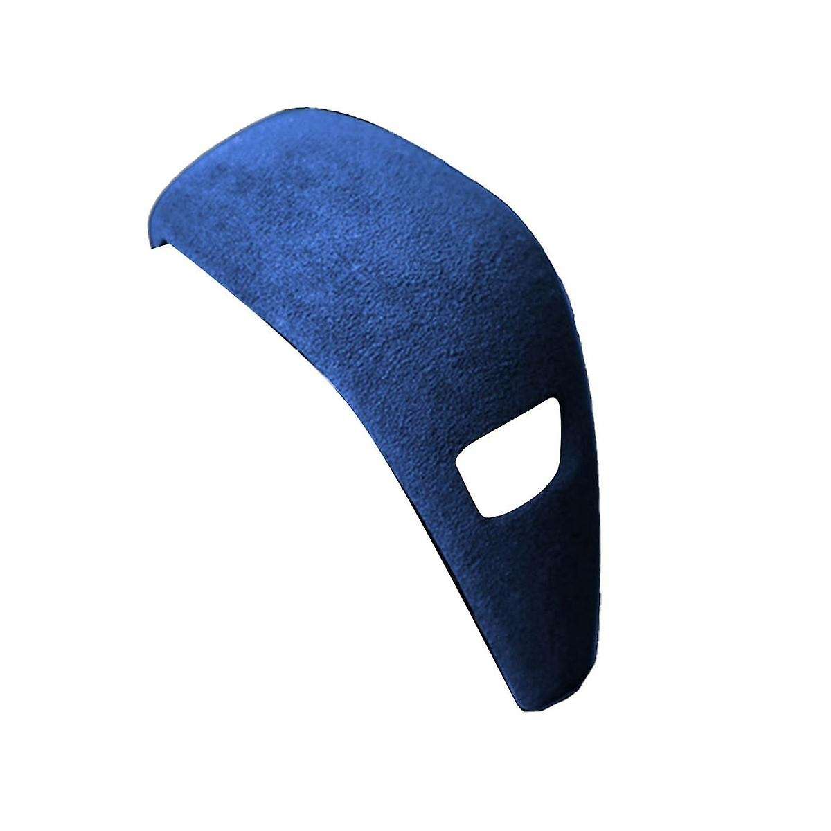 for 3 Series 20-23 Royal Blue Tumbled Leather Shifter Cover Protective Cover Case
