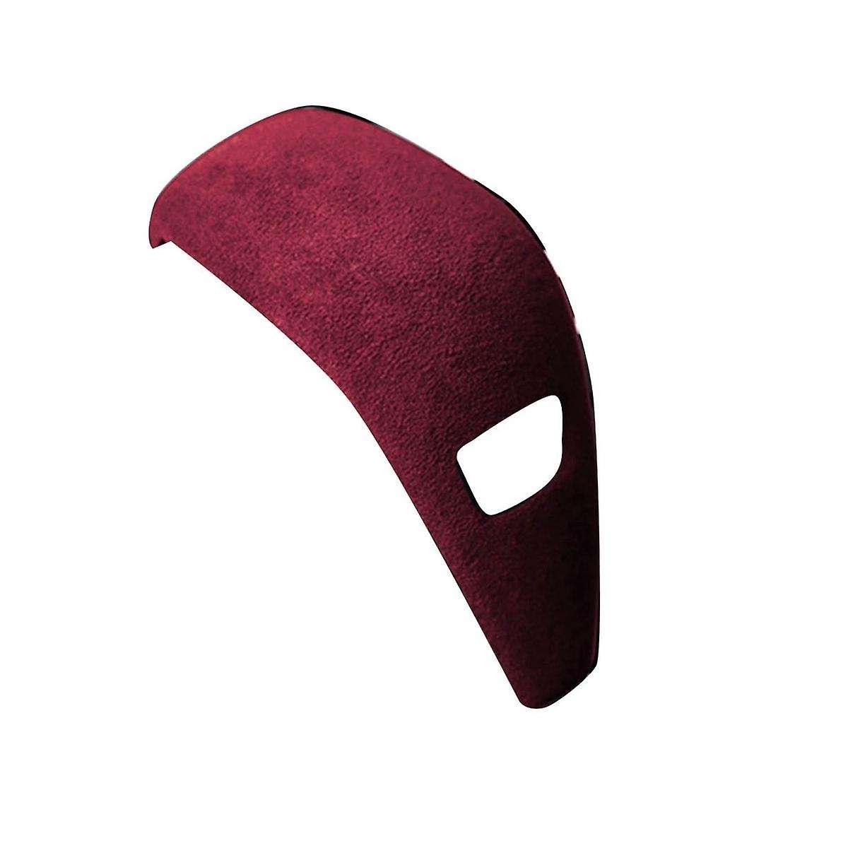 for 3 Series 20-23 Wine Red Tumbled Leather Shifter Cover Protective Cover Case