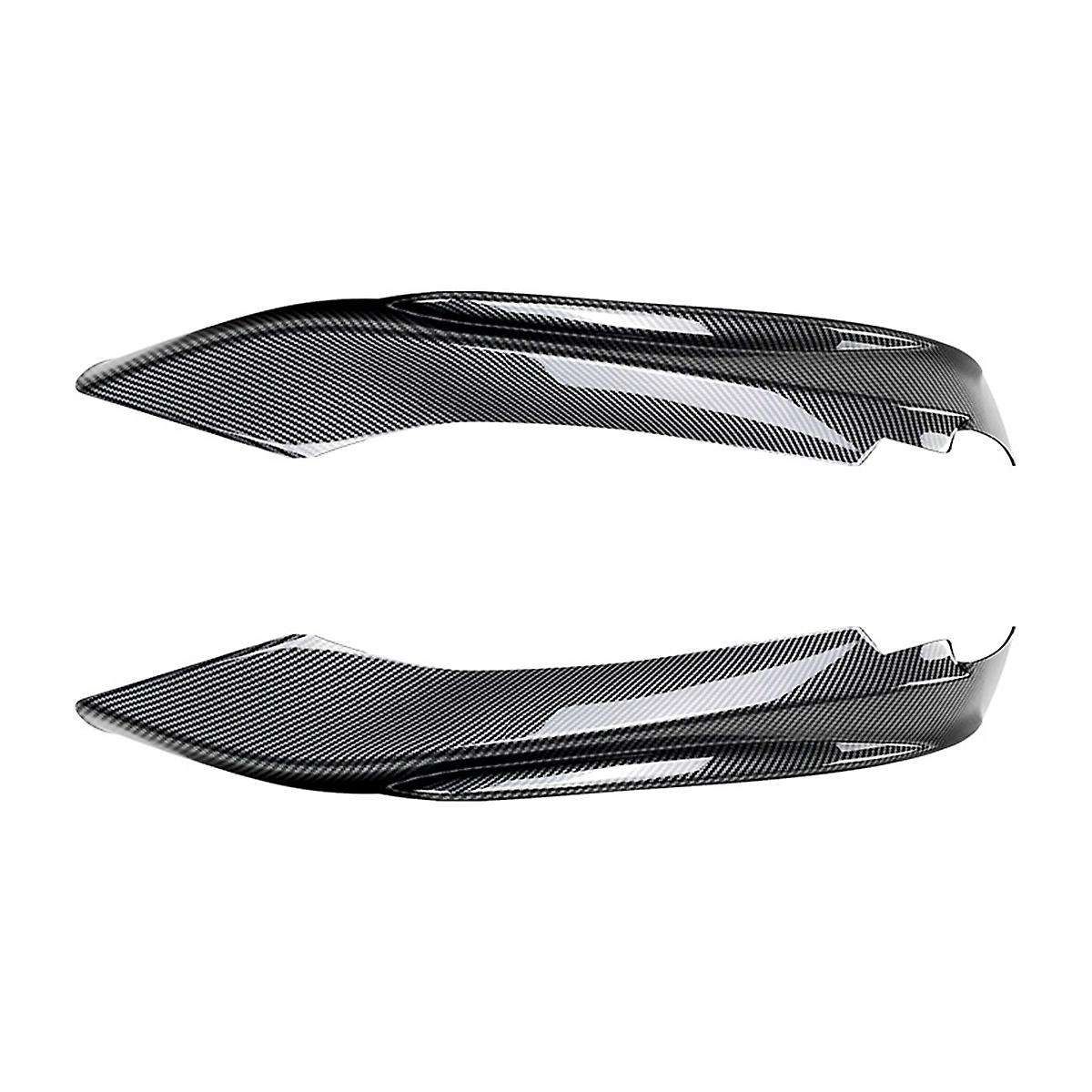 for -4 Series F32 F33 F36 2014-2020 Front Bumper Lip Diffuser Splitter Spoiler Protector Carbon Fib