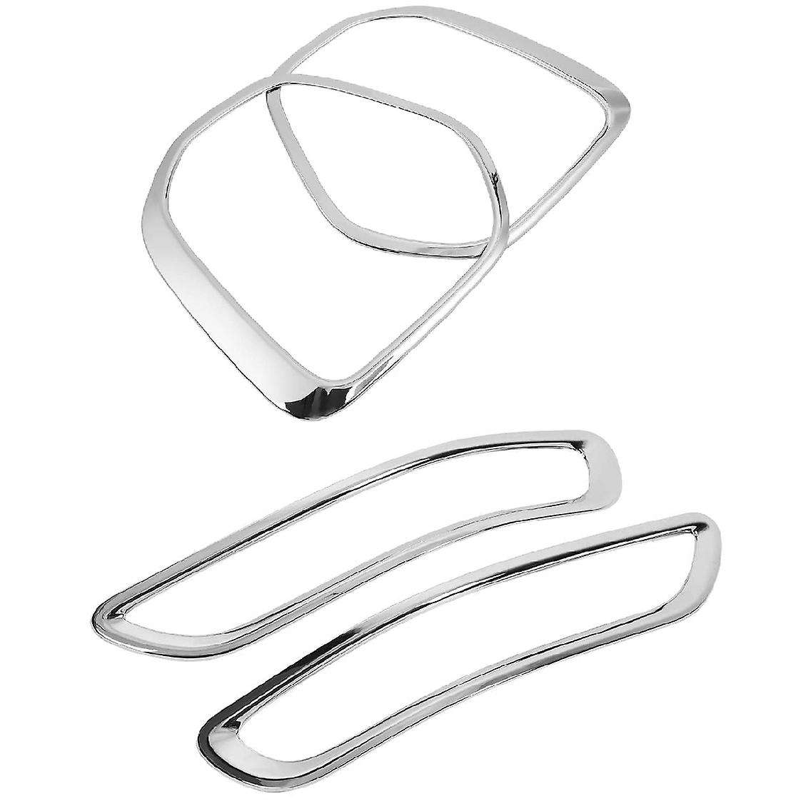 for 4 QL KX5 2015 2016 2017 2018 Car Front and Rear Fog Light Lamp Cover Trim Sticker Accessories