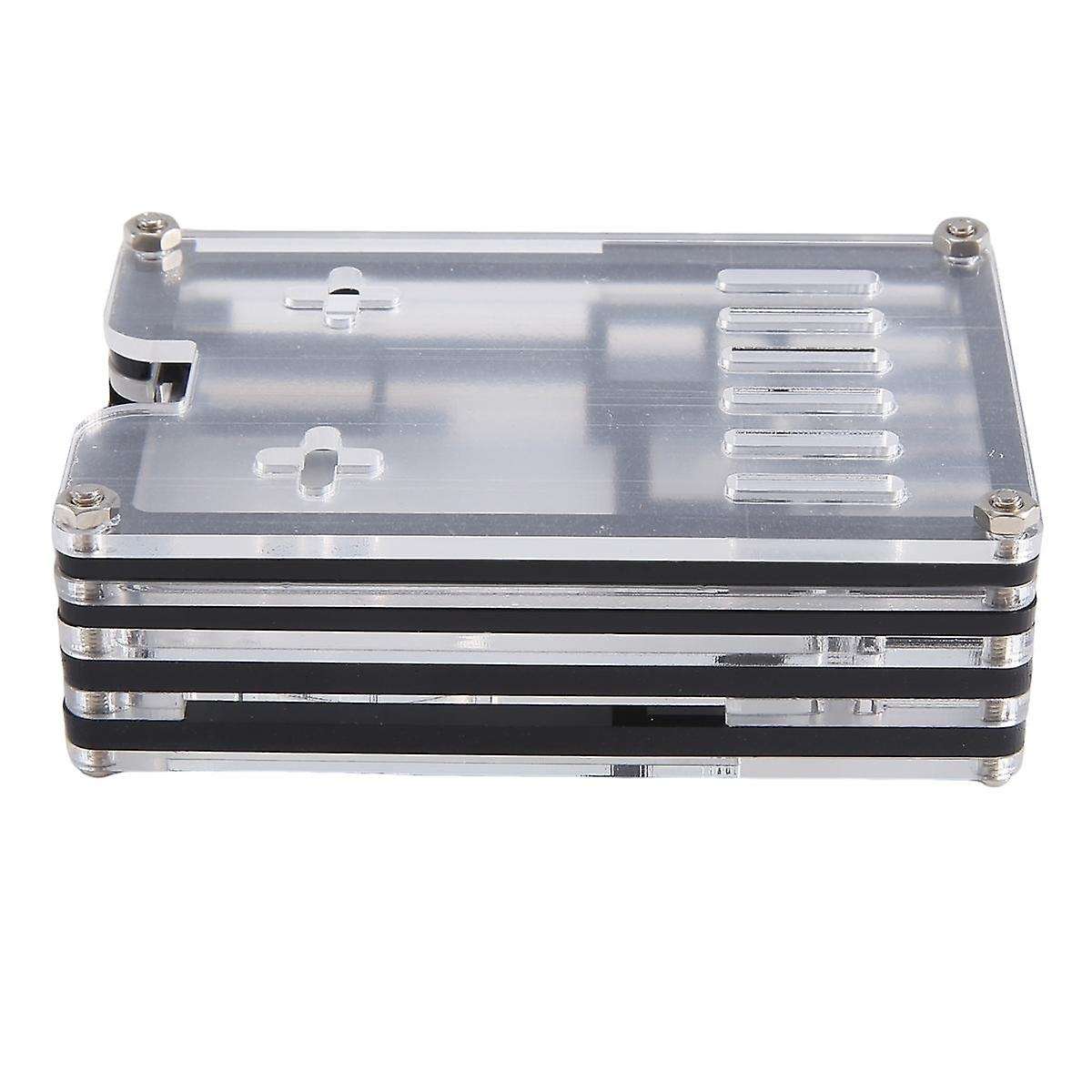 for 5 Acrylic Case with 5 Official Cooling Fan 9 Layers Enlosure for 5