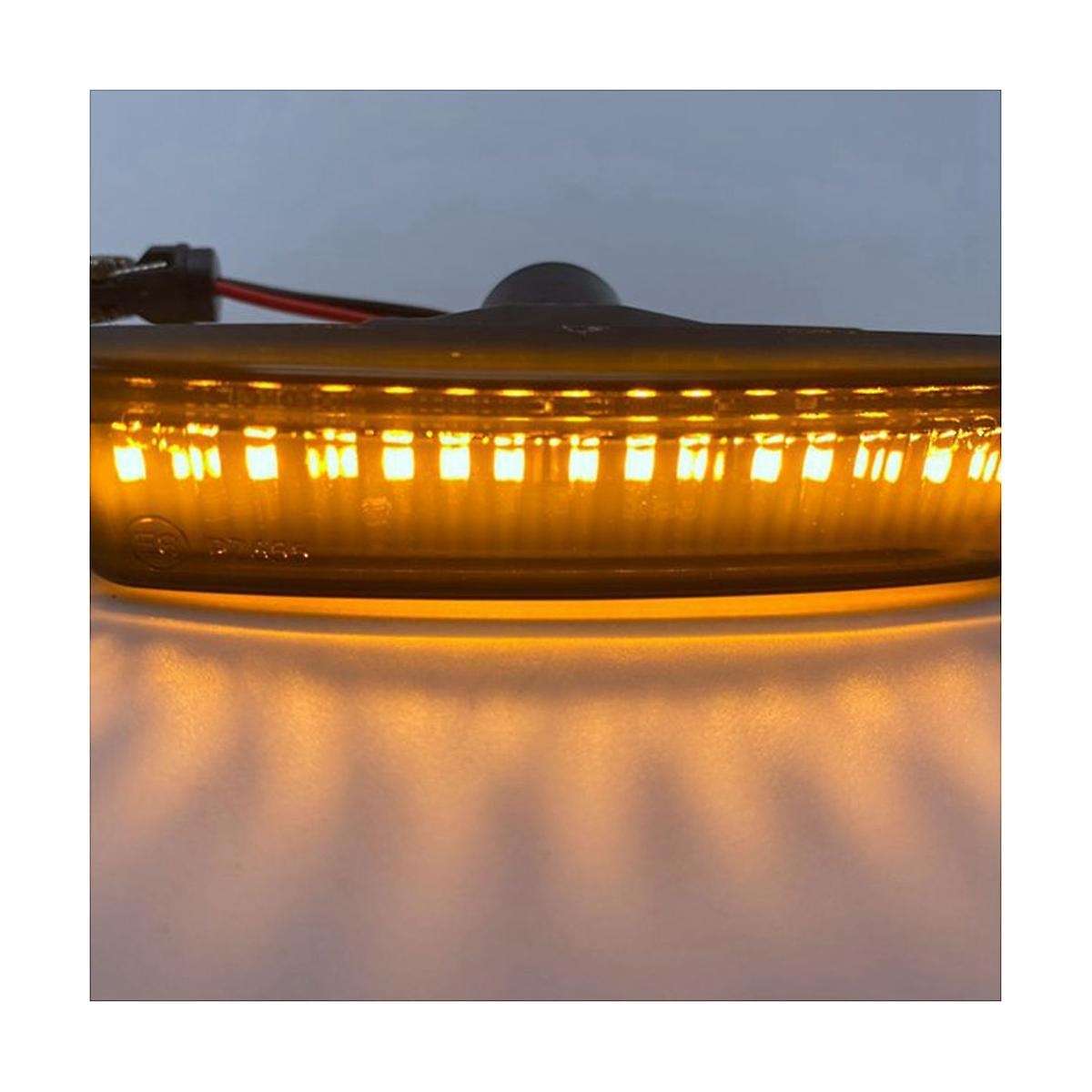 for 5 Series E39 525i 1997-2003 Flowing Water Lamp Led Side Marker Car Lights Reflector Turn Signal