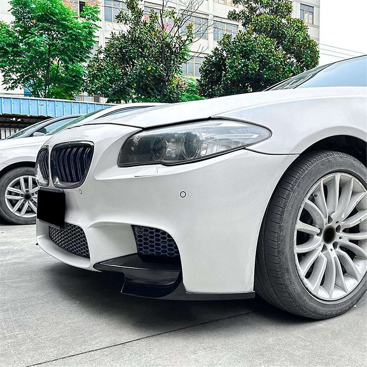for 5 Series M5 F10 2011-2017 Front Bumper Lip Angle Diffuser Splitter Spoiler Protector Gloss Blac
