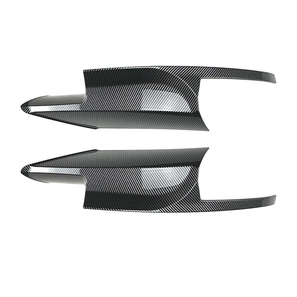 for 5 Series M5 F10 2011-2017 Front Bumper Lip Angle Diffuser Splitter Spoiler Protector Carbon Fibe
