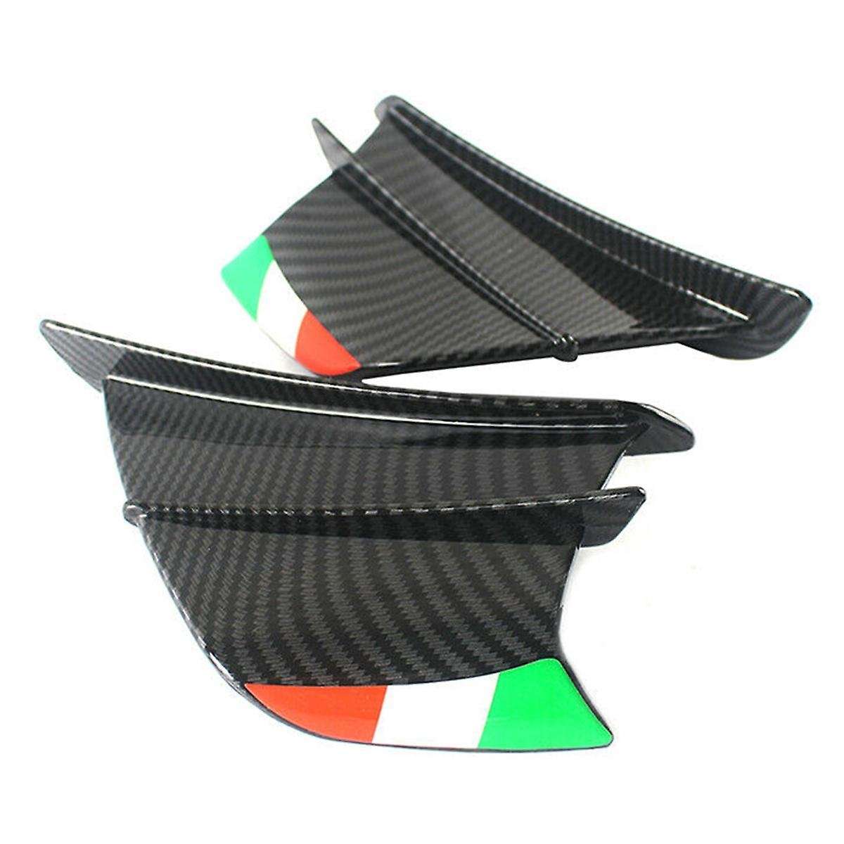 for 899 959 1199 1299 PANIGALE V4 R/S V2 Carbon Fiber Wing Let Guard Winglet Air Deflector Universal