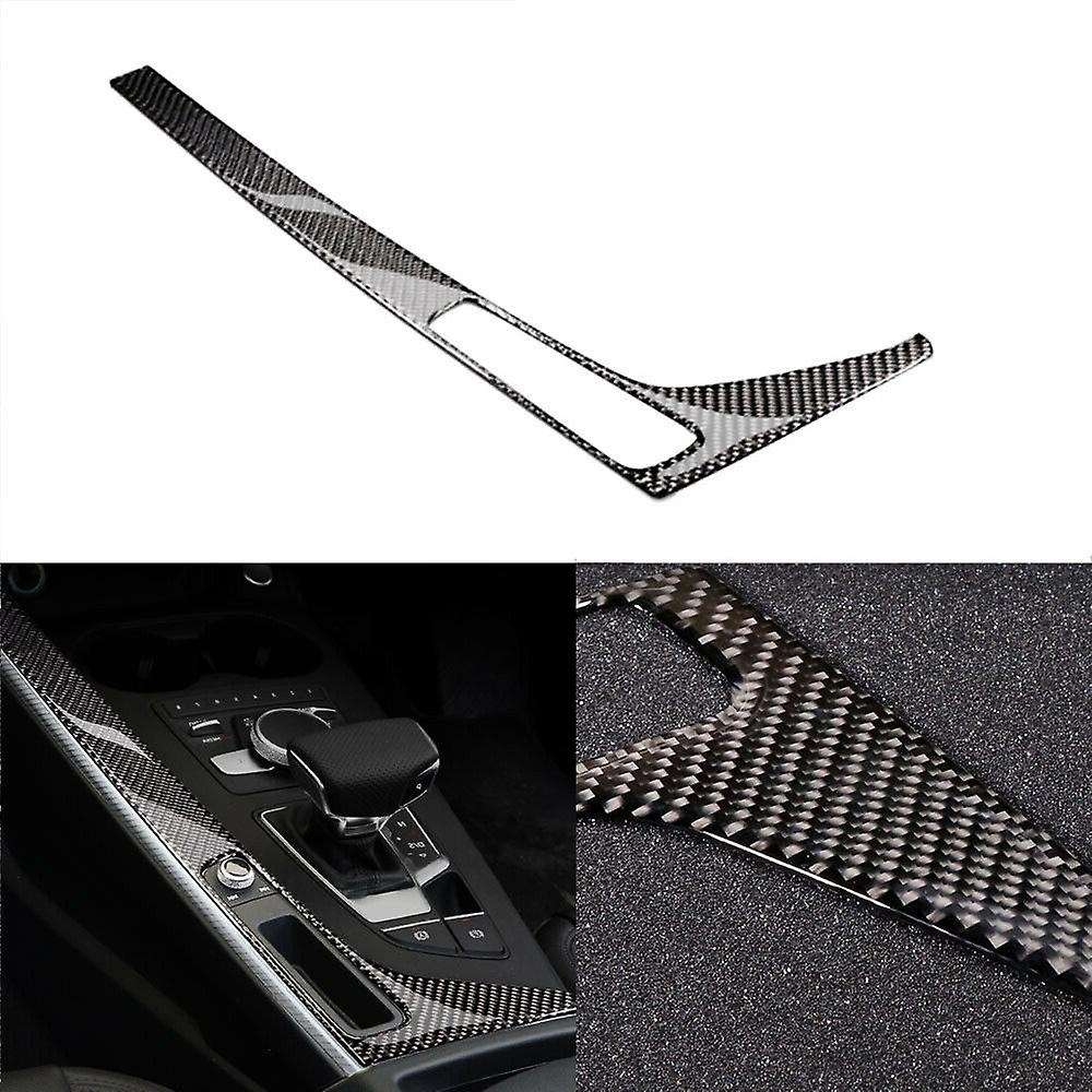 for  A4 B9 S4 8W RS4 A5 F5 S5 RS5 Carbon Fiber Gear Shift Panel Sticker Gear Shift Control Cover Tri