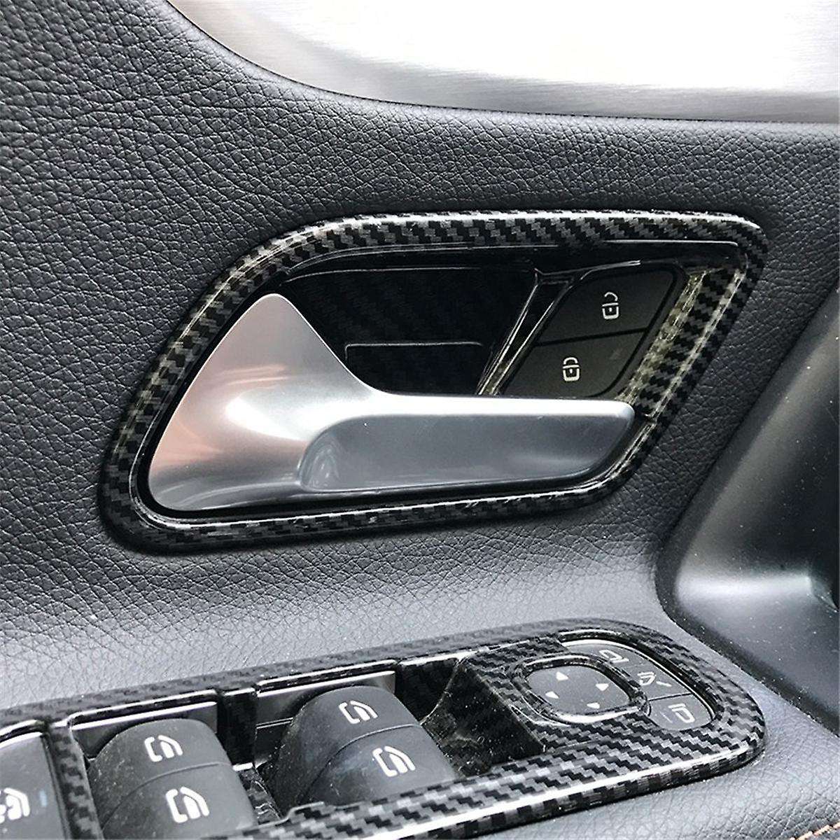 for A-class A180 A200 A250 2018 2019 2020 2021 Abs Inner Door Handle Cover Catch Bowl Trim Insert Be