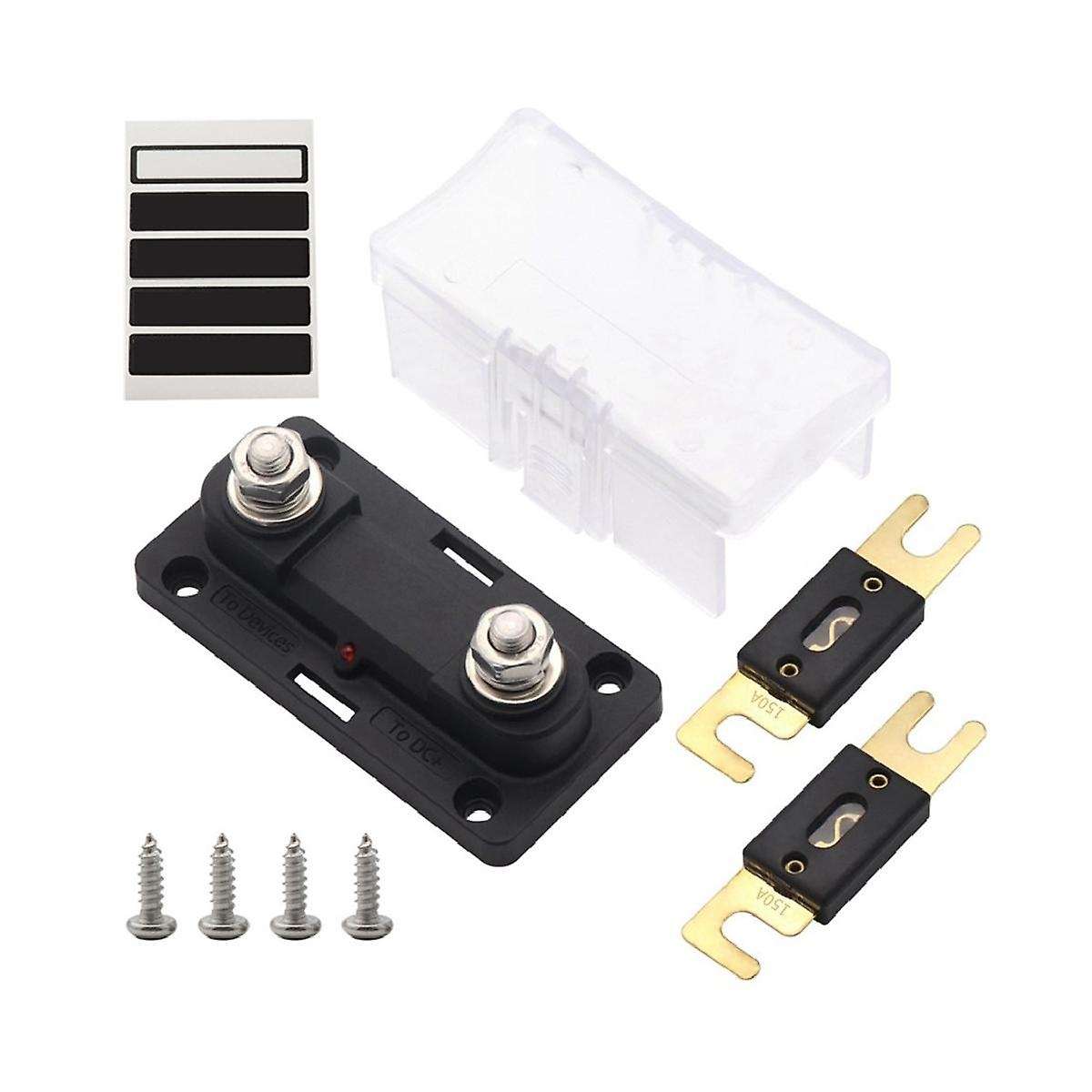 for Anl Fork Bolt Fuse Box Car One In Out High Current 150a Fuse Box