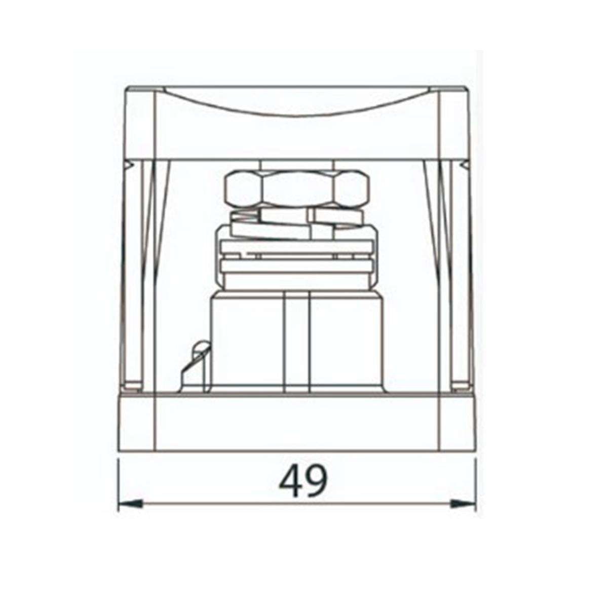 for Anl Fork Bolt Fuse Box Car One In Out High Current 100a Fuse Box