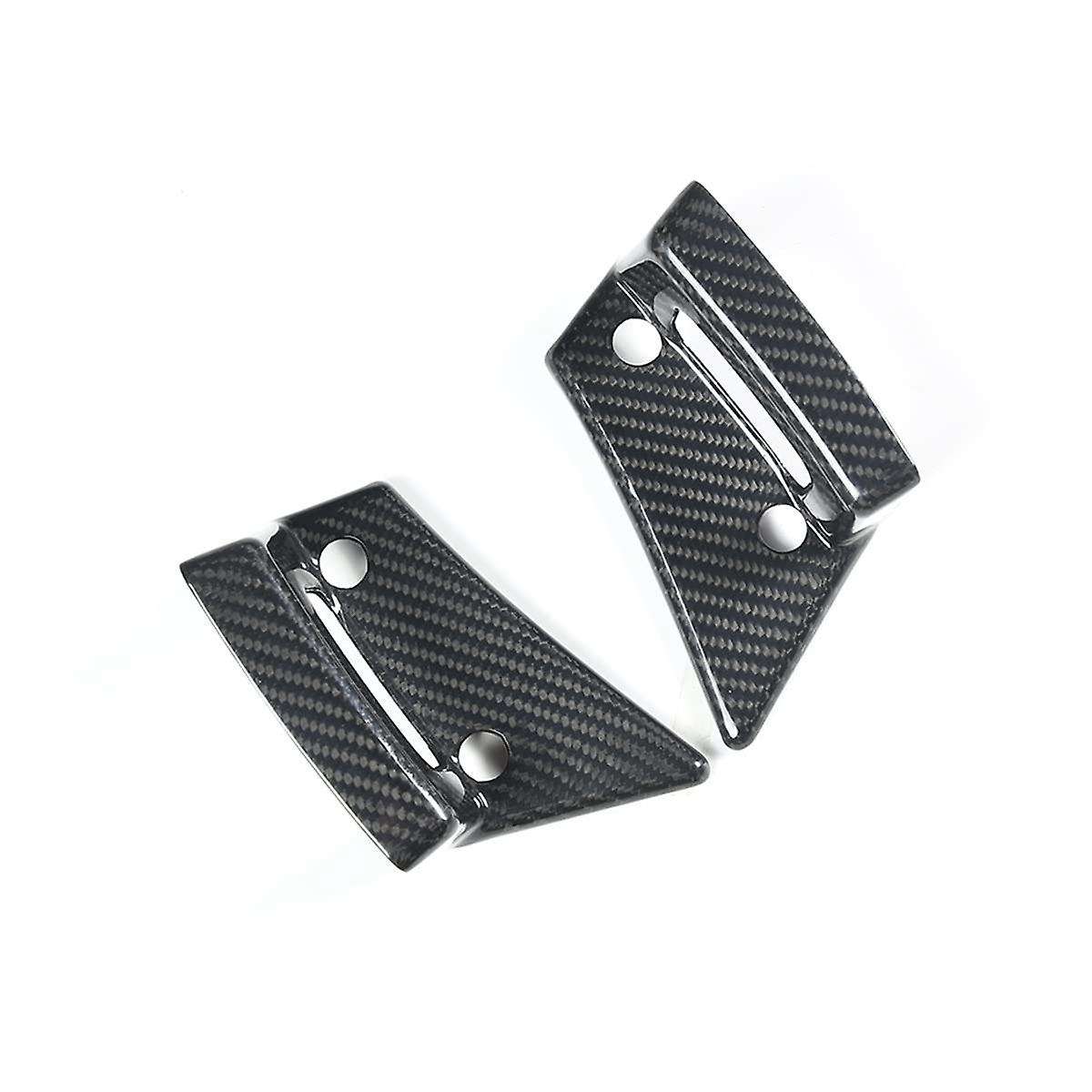 for C7 2014-2019 Real Carbon Fiber Car Door Handle Switch Cover Trim Sticker Accessories