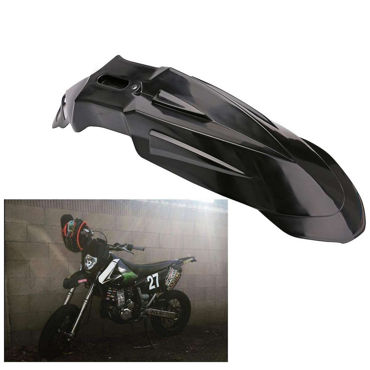 for CRF150 Motorcycle Front Mudguard Cover Mudguard Extension Splash Guard