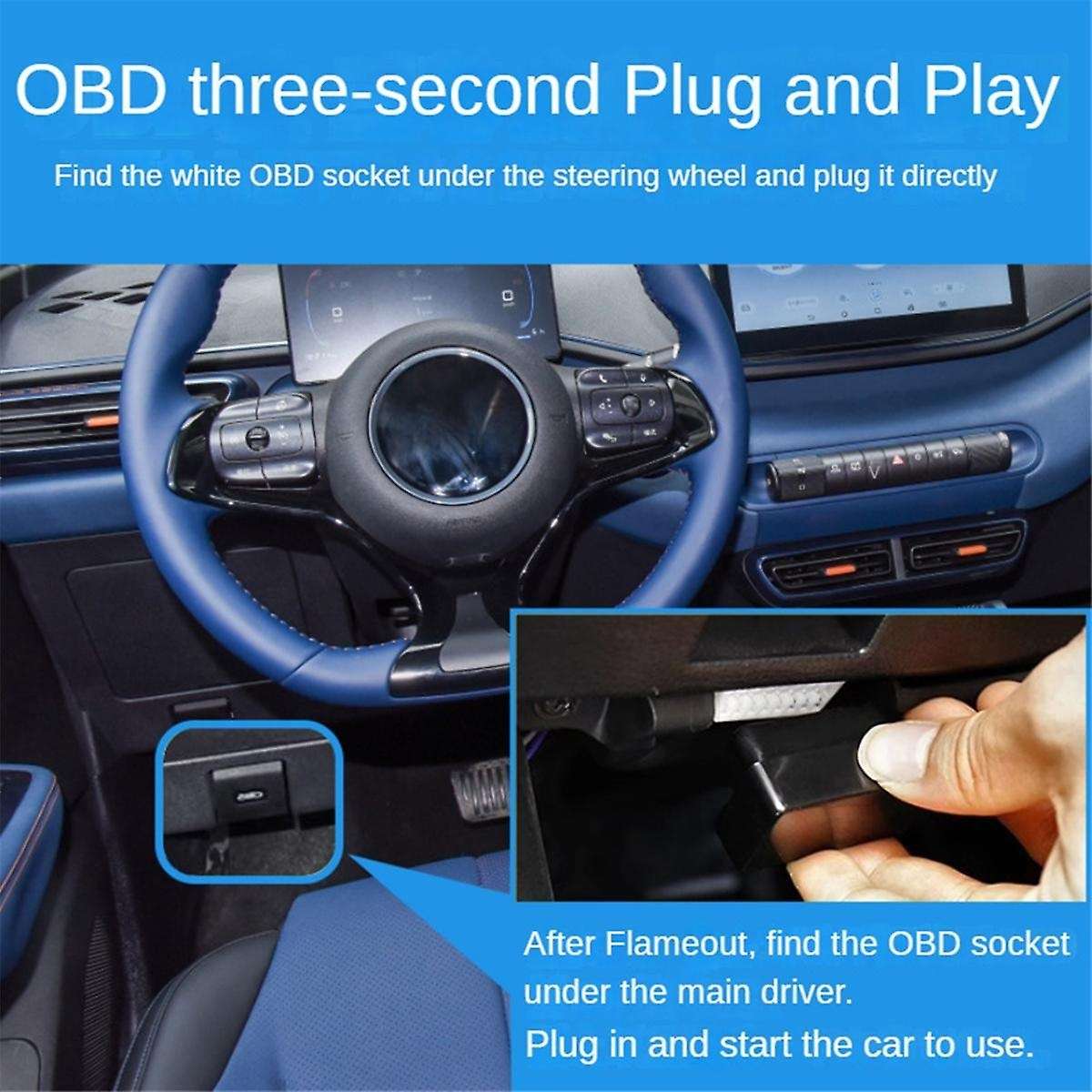 for Dolphin 2023-2024 Car Automatic Window Regulator OBD Plug Closer Module Window Lift