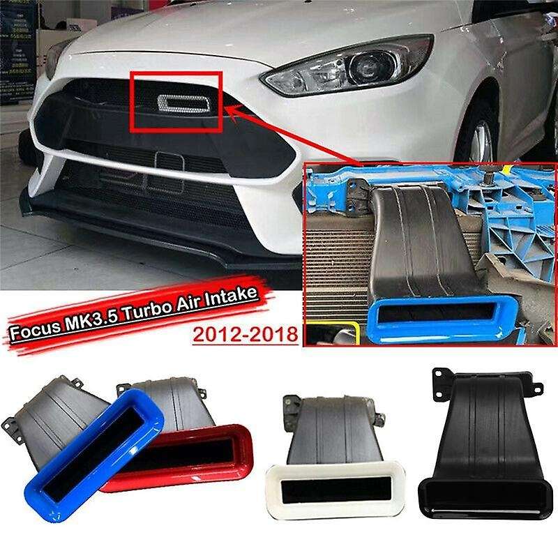 for Focus Inlet Tuyere Intake ST Hatchback 4D Sedan 5D MK3 MK3.5 Car Modification 2012-2018 White