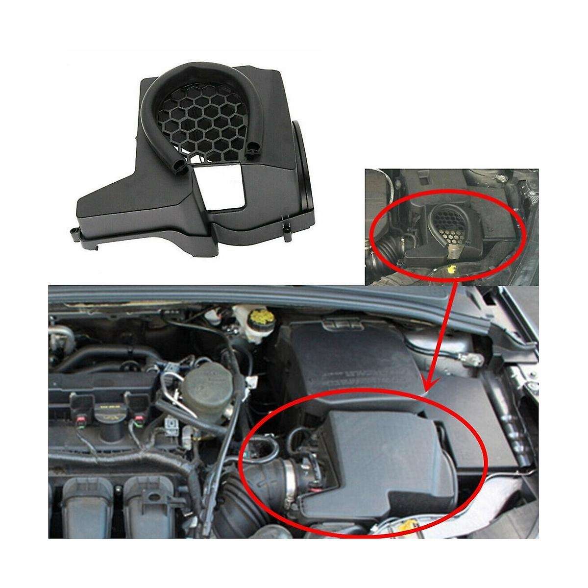for Focus ST Kuga 2012-2018 2014 Air Inlet Filter Box Inlet Protection Cover Escape 2012 C-MAX MK3