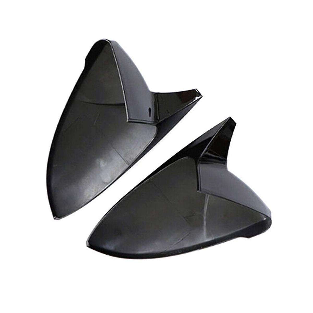 for Golf Mk7 Mk7.5 Gtd R Rear View Mirror Cover Bullhorn Conversion Universal Bright Black