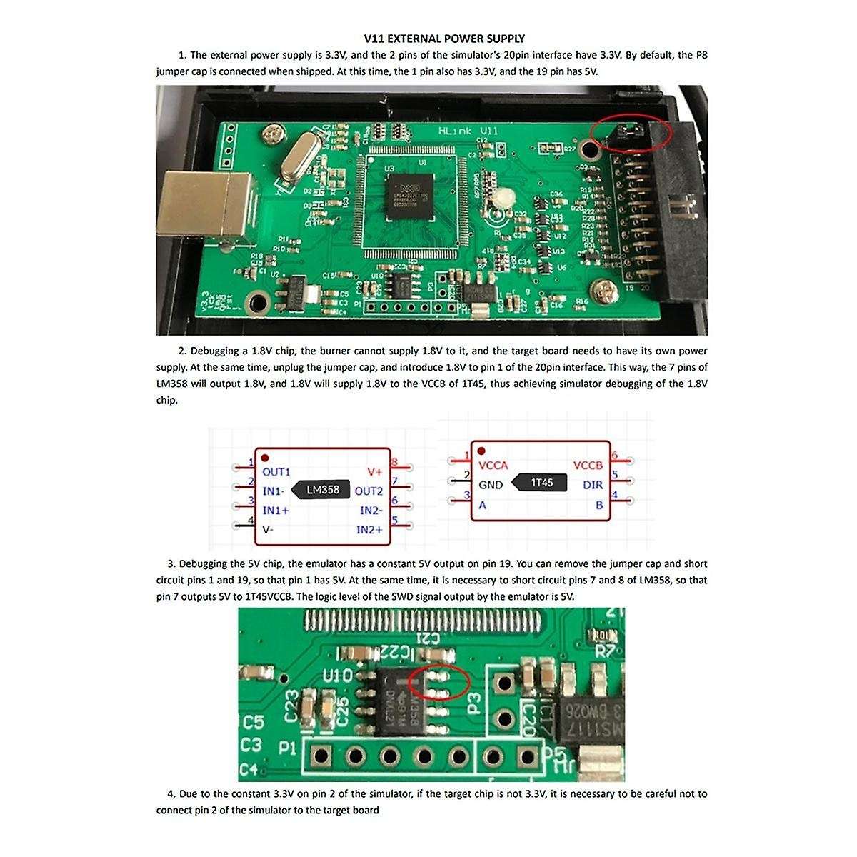 for J Link V11 STM32 Emulator Debugger Jtag Swd Programmer ARM MCU Debug Tool Support V9 V10 High Sp
