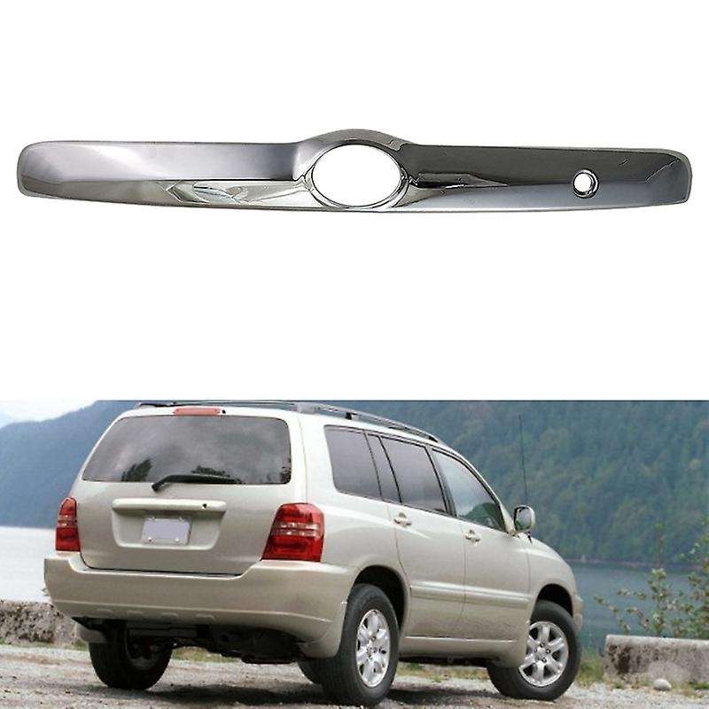 for Kluger 2003-2007 Chrome Rear Trunk Lid Door Cover Trim Hatch Back Molding Garnish