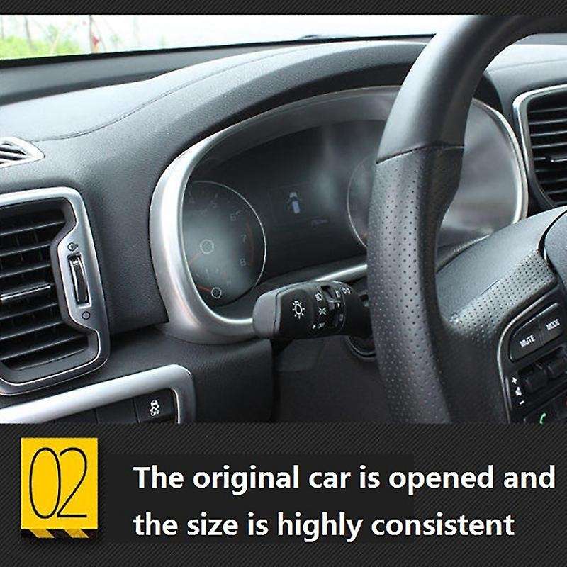 for KX5 2016-2020 Car Dashboard Instrument Panel Navigation Screen Frame Cover Trim Sticker Accessor