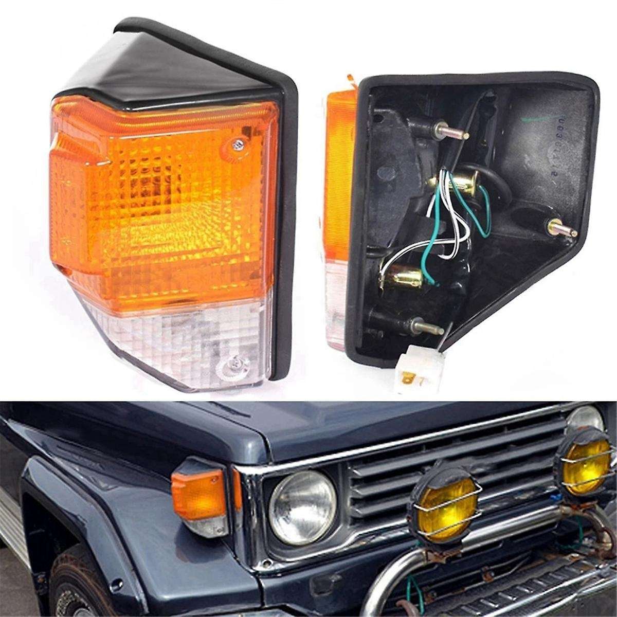 for Land Cruiser 70 Series 1986 1987 1988 1999 Car Corner Light Front Side Turn Signal Lights