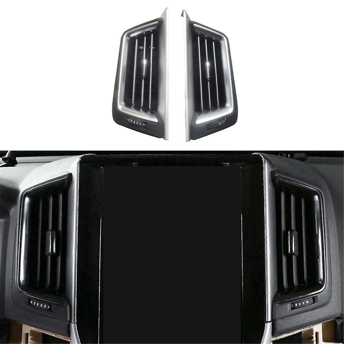for Land Cruiser LC200 2016-2022 Car Dashboard A/C Air Outlet Vent Trim Central Console Grille