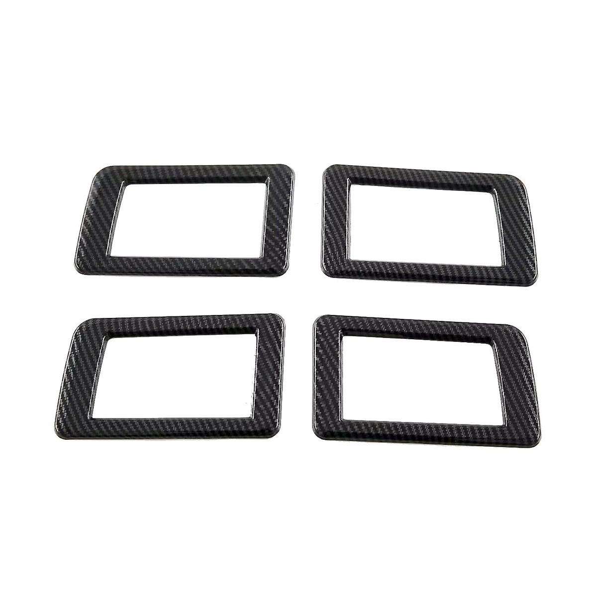 for Land Cruiser Lc300 2022 2023 Rear Row Upper Outlet Cover Trim Decoration - Abs Carbon Fiber