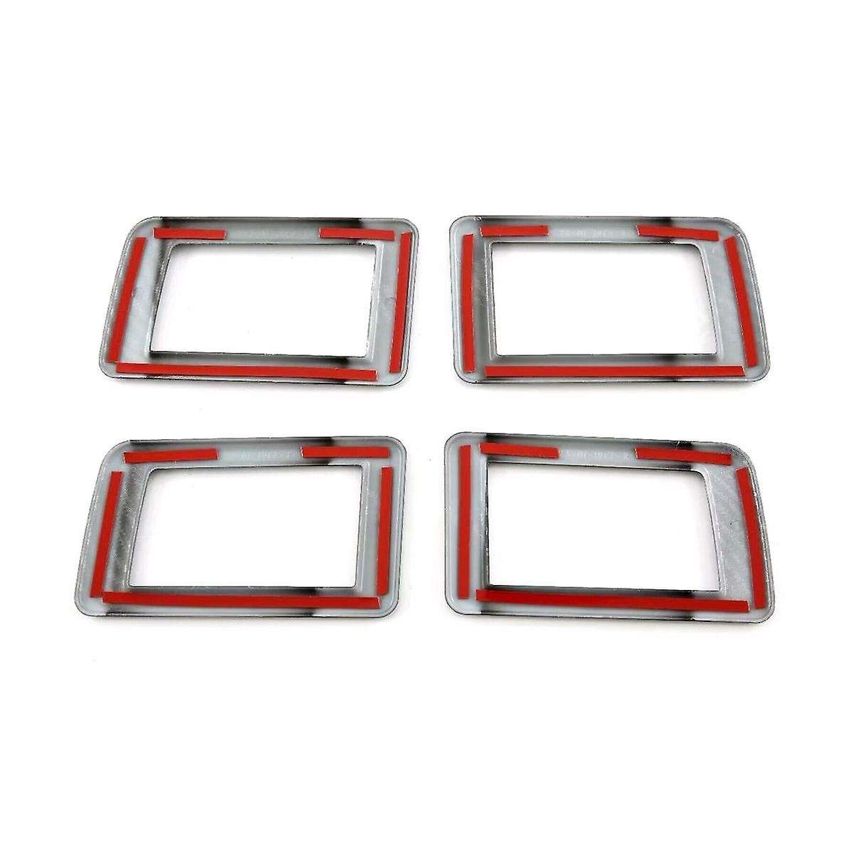 for Land Cruiser Lc300 2022 2023 Rear Row Upper Outlet Cover Trim Decoration - Abs Carbon Fiber