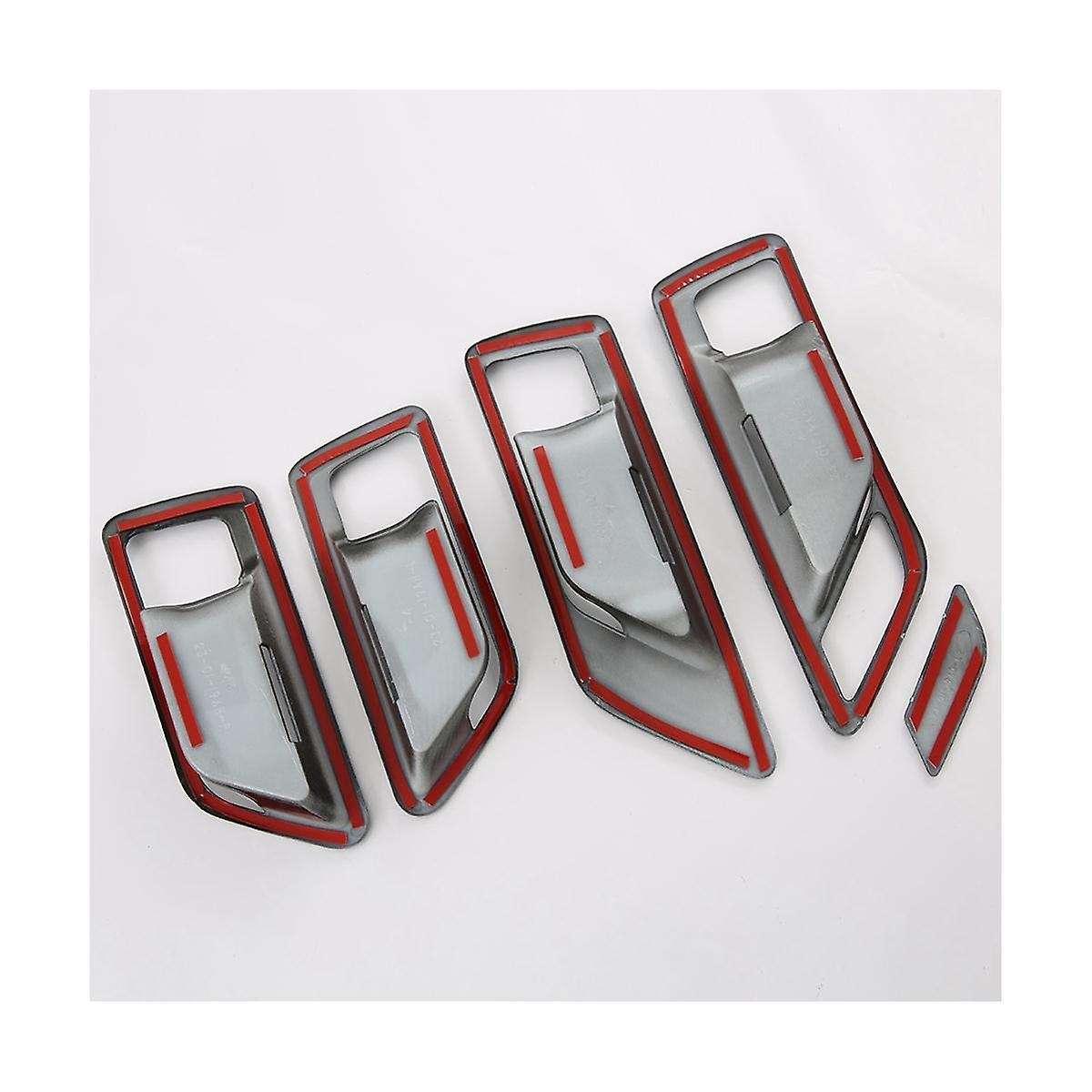 for Land Cruiser Lc300 2022 2023 Interior Door Handle Bowl Cover Carbon Fiber Style Trim Sticker Ac