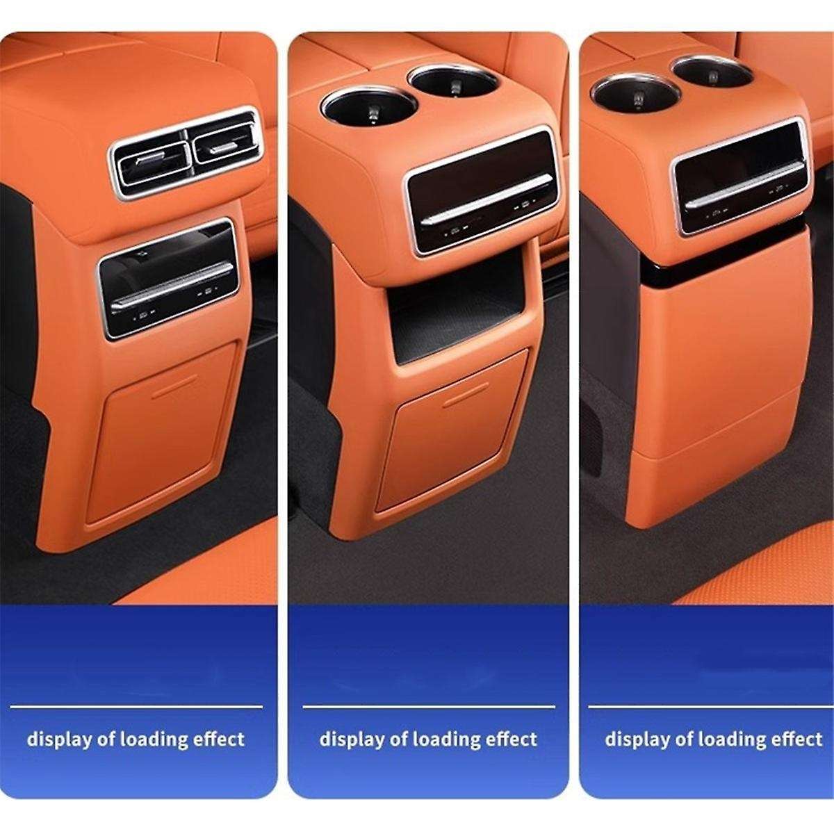 for Li Lixiang L7 2022-2024 Car Rear Refrigerator Anti-Kick Cover Anti-Scratch Refrigerator Panel St