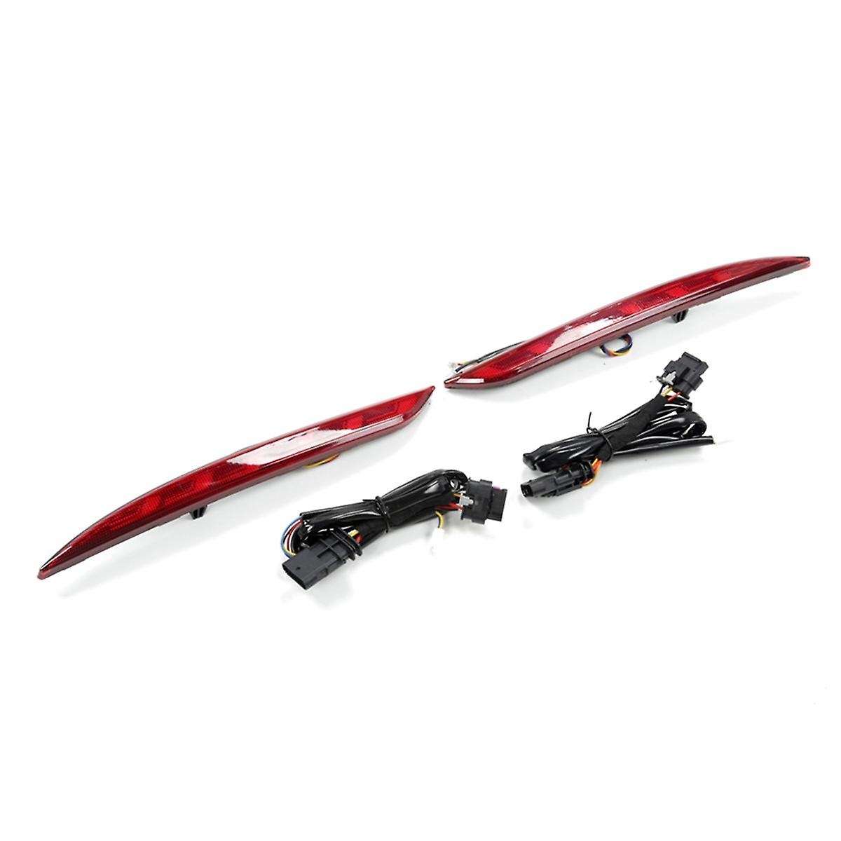 for Model Y 2021 2022 Rear Fog Light Bumper Reflectors Brake Tail Sequential Flash Singal Lights Ass