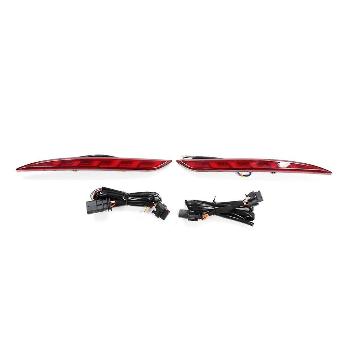 for Model Y 2021 2022 Rear Fog Light Bumper Reflectors Brake Tail Sequential Flash Singal Lights Ass