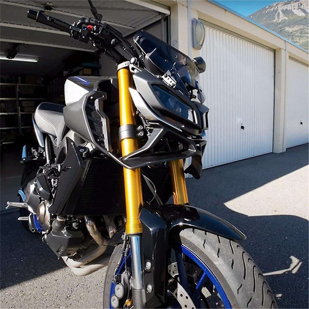for Mt-09/sp 2017-2020 Motorcycle Downforce Frontal Spoilers Winglet Aerodynamic Wing Front Spoiler