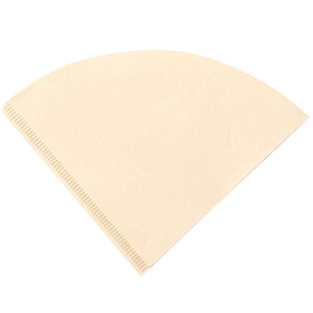120x Filter Cup Coffee Filter Papers Wooden Drip Paper Cone Shape