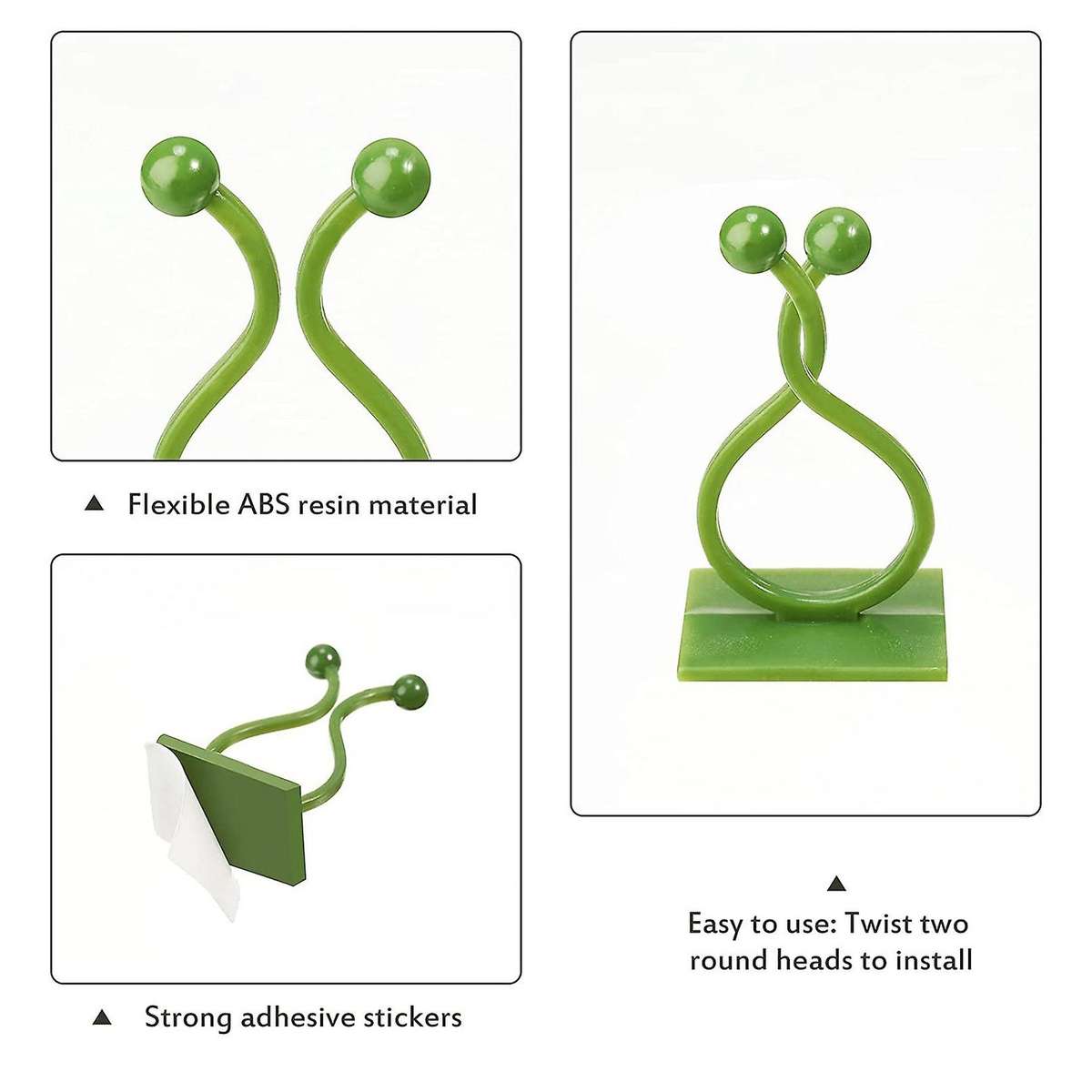 200 Pieces Plant Climbing Wall Fixture Clips, for Plant Fixation A
